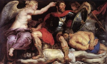  pet Oil Painting - The Triumph of Victory Baroque Peter Paul Rubens